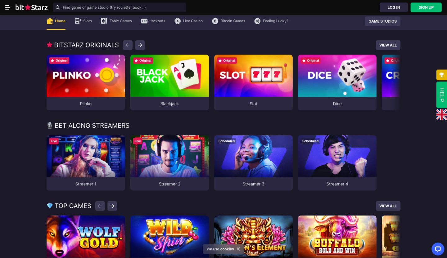 BitStarz Casino Screenshot