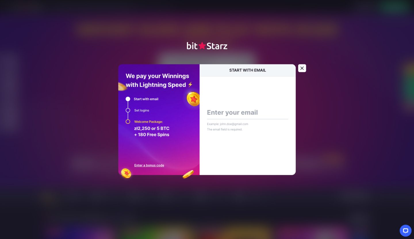 BitStarz Casino Screenshot