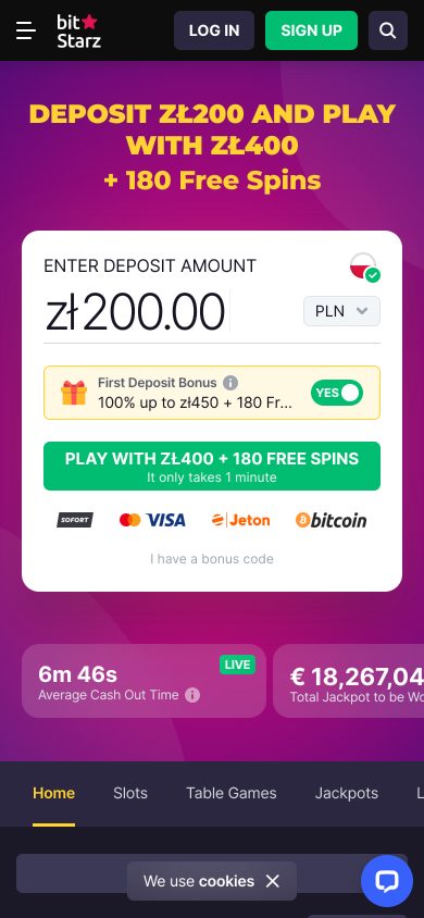 BitStarz Casino Screenshot