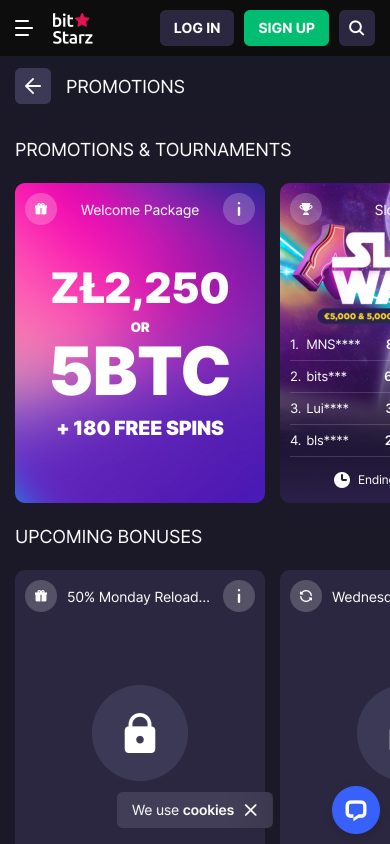 BitStarz Casino Screenshot