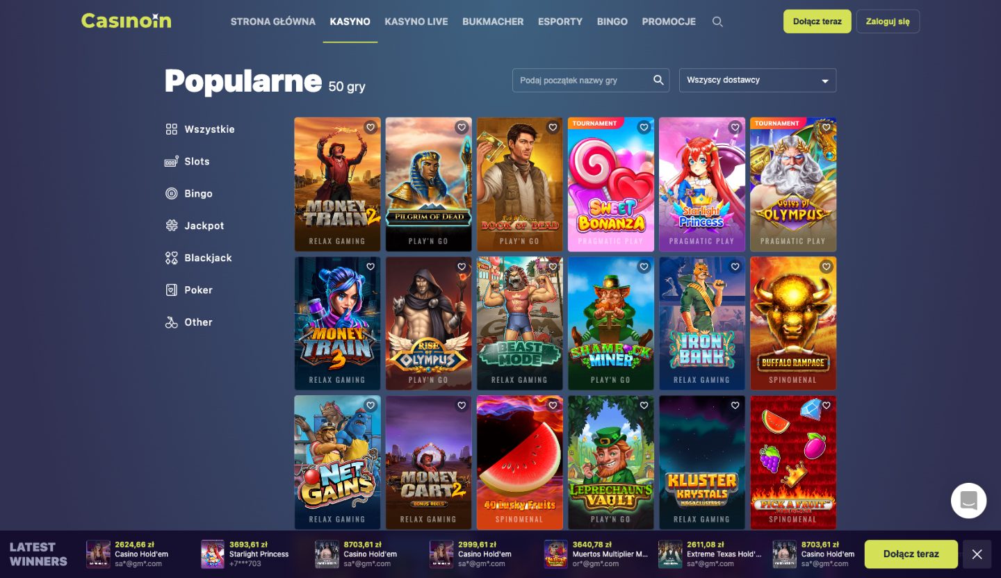 CasinoIn Screenshot