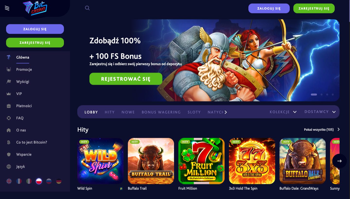 7bit Casino Screenshot