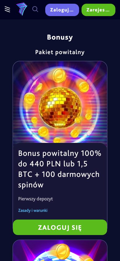 7bit Casino Screenshot