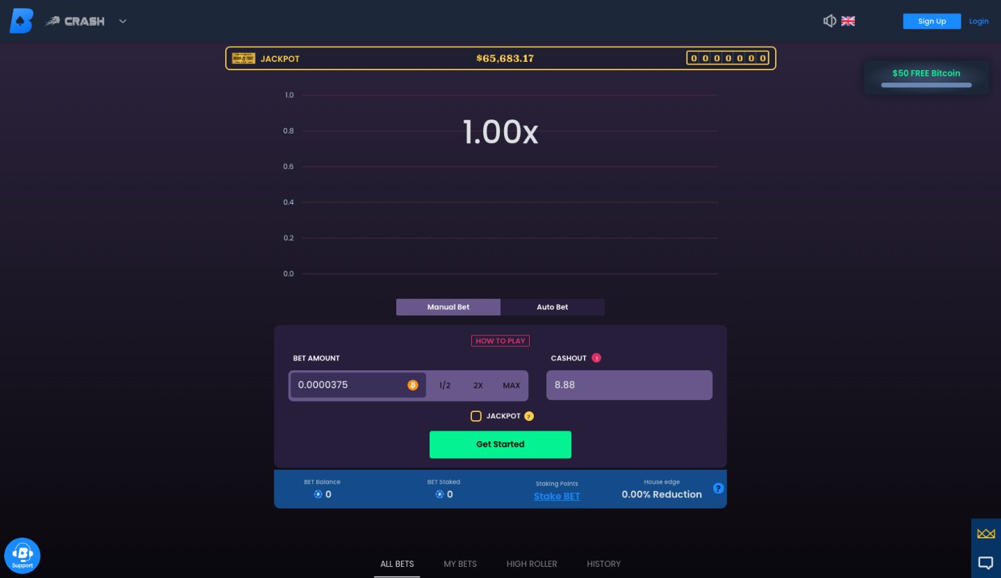 EarnBet Casino Screenshot