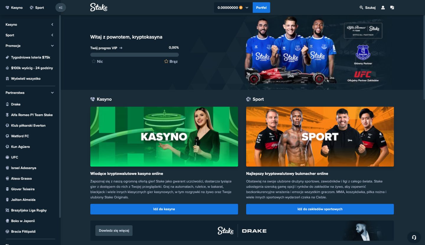 Stake Casino Screenshot