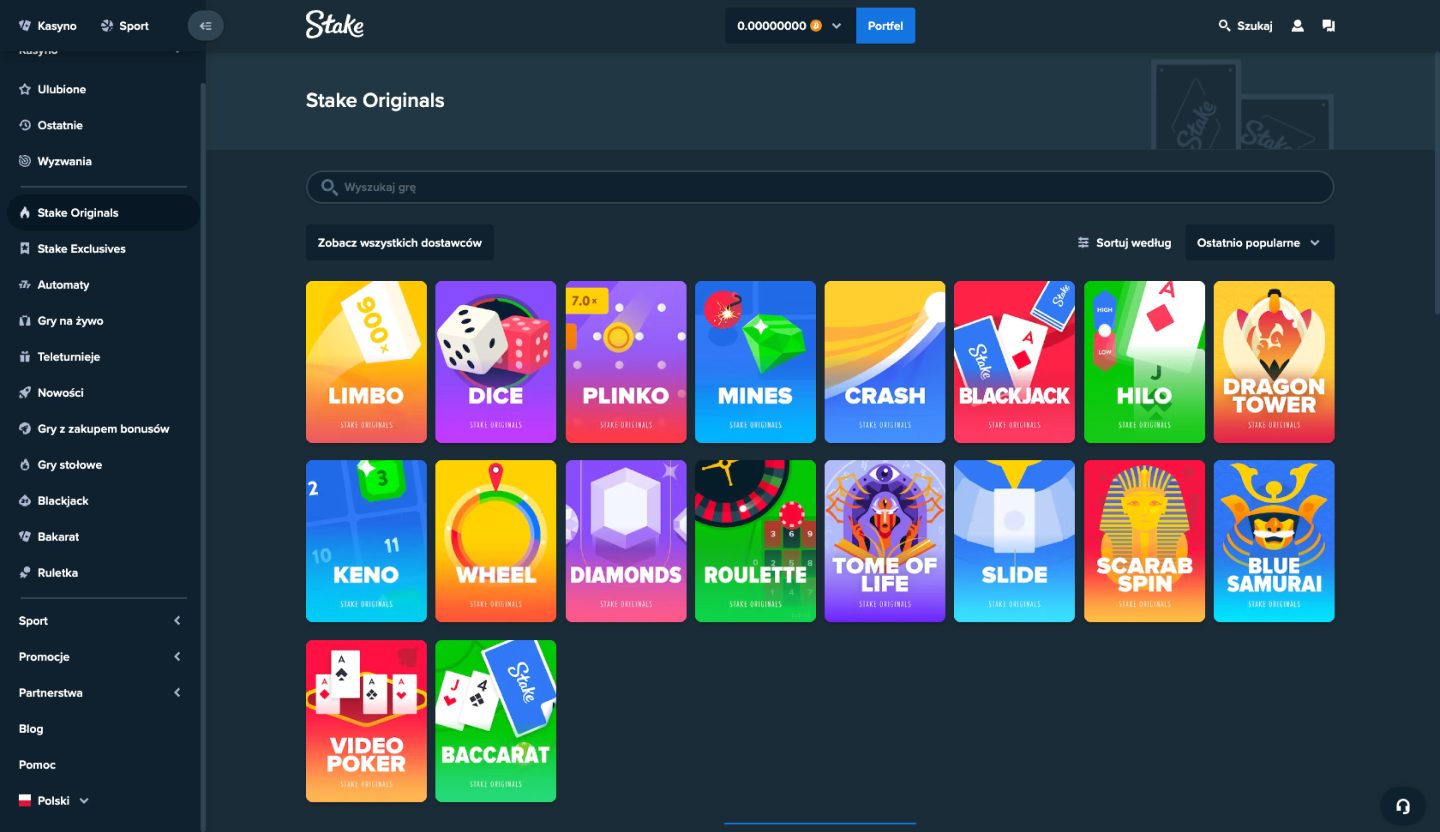Stake Casino Screenshot