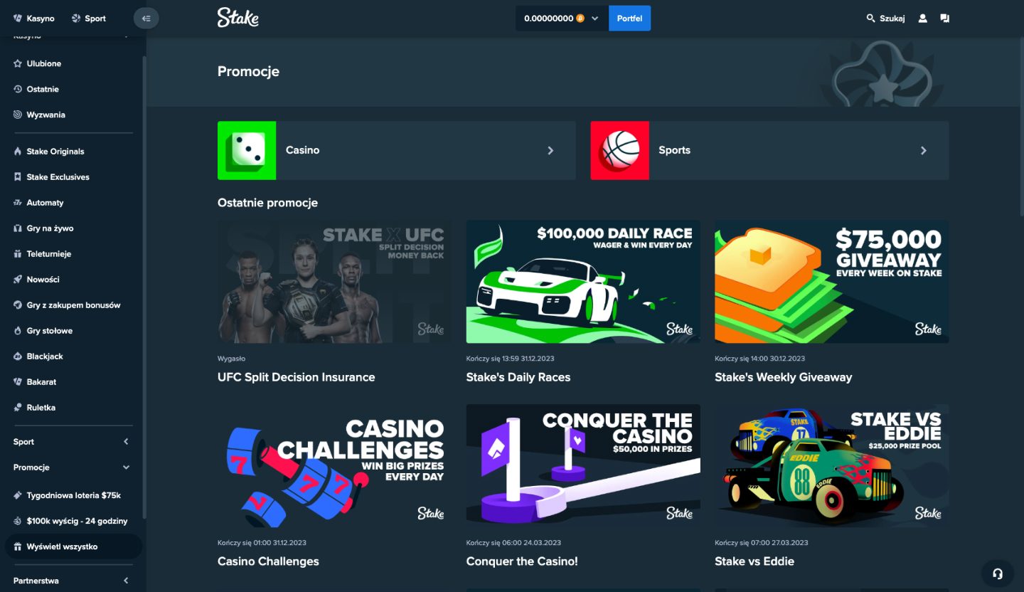 Stake Casino Screenshot