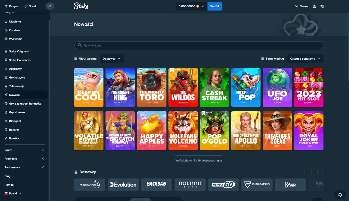 Stake Casino Screenshot