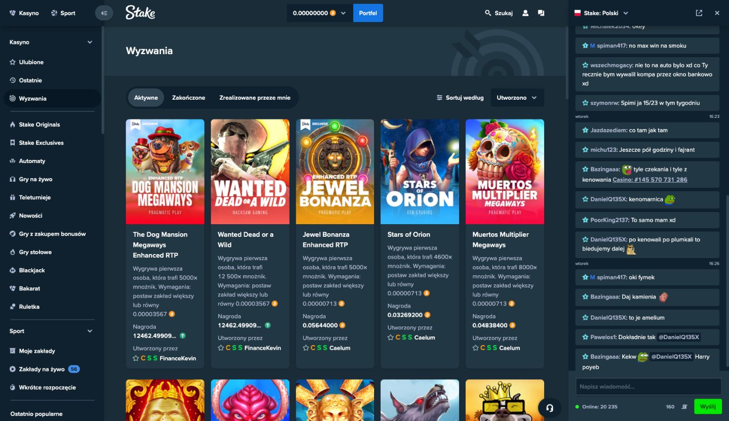 Stake Casino Screenshot
