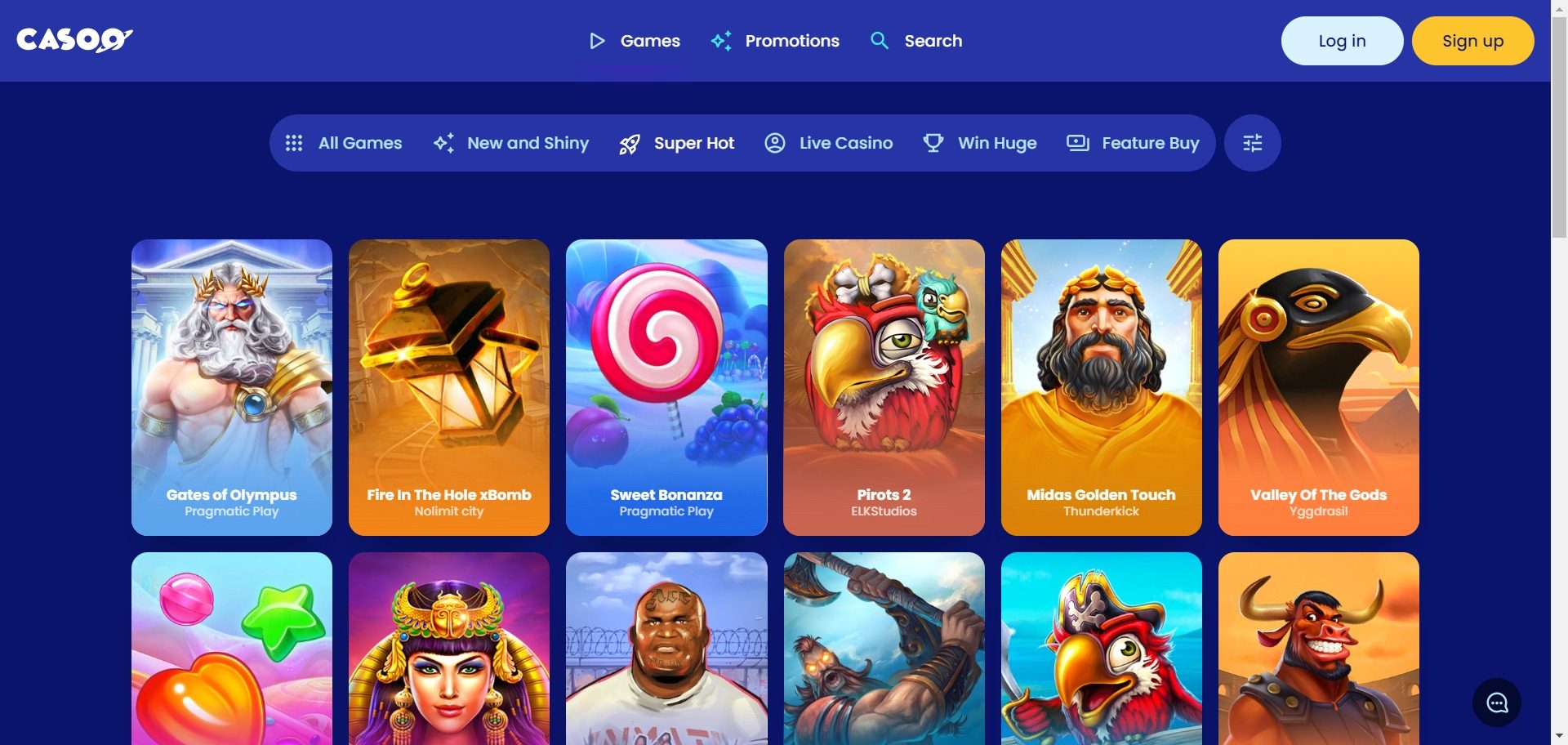 Casoo Casino Screenshot