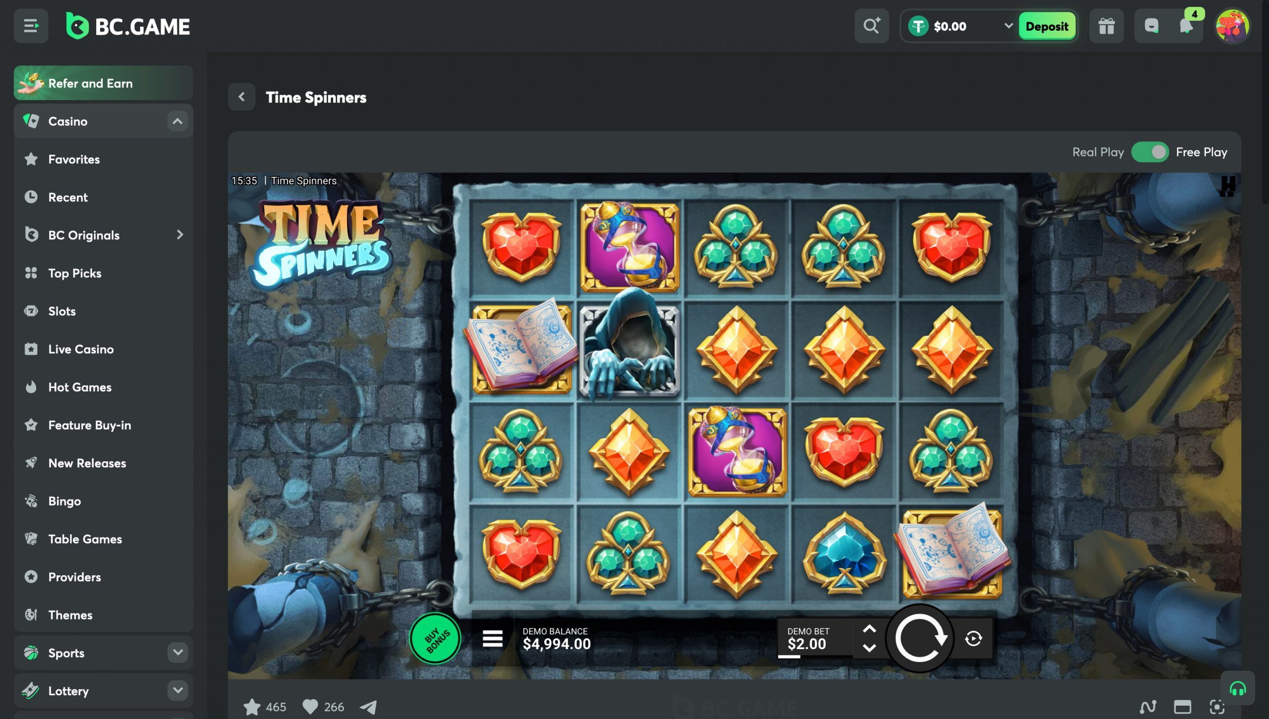 BC.Game Casino Screenshot