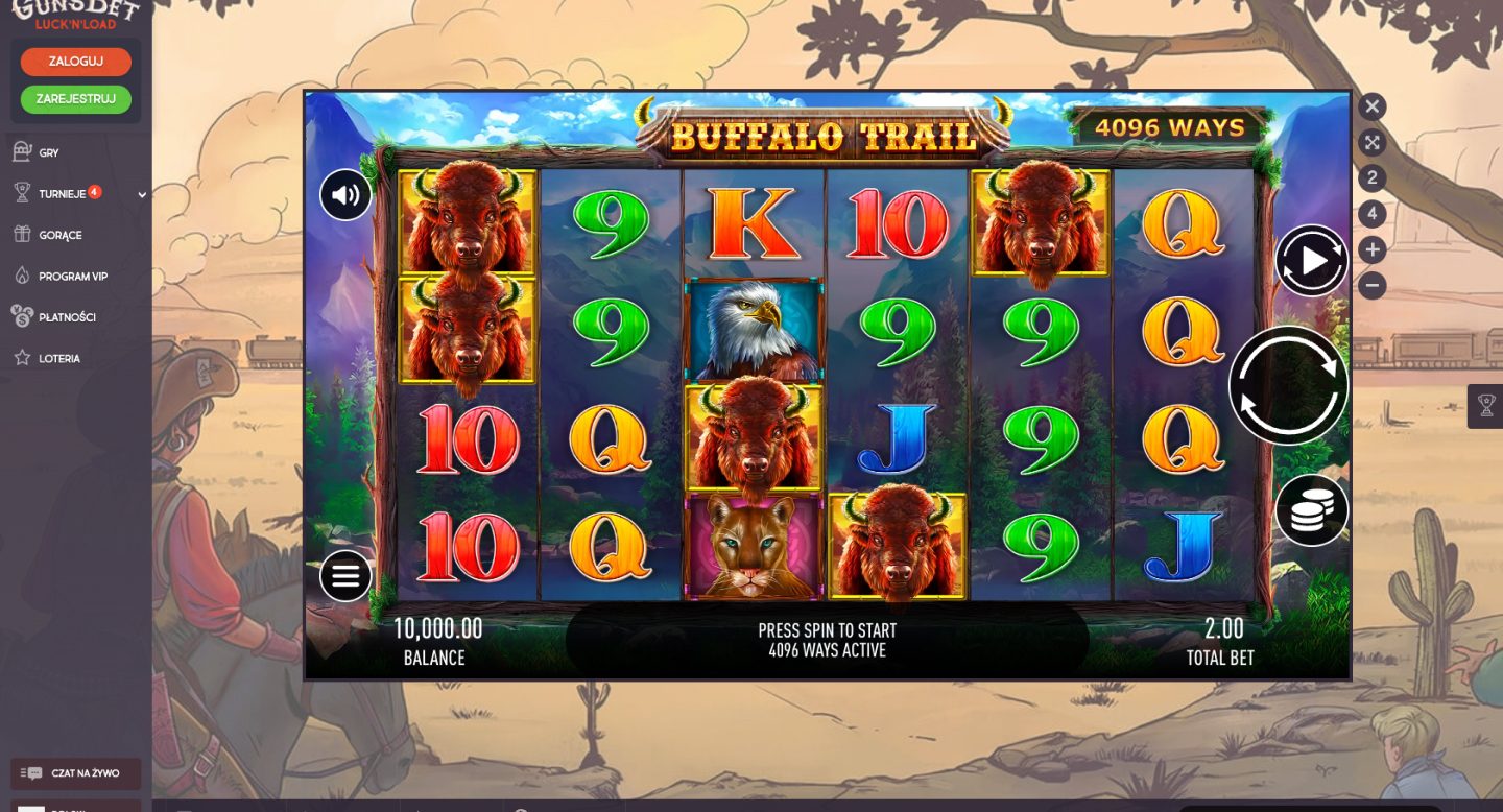 GunsBet Casino Screenshot