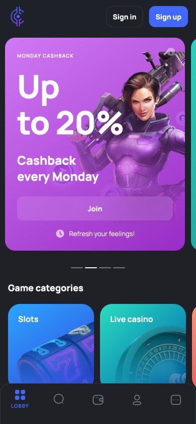 Coinslotty Casino Screenshot