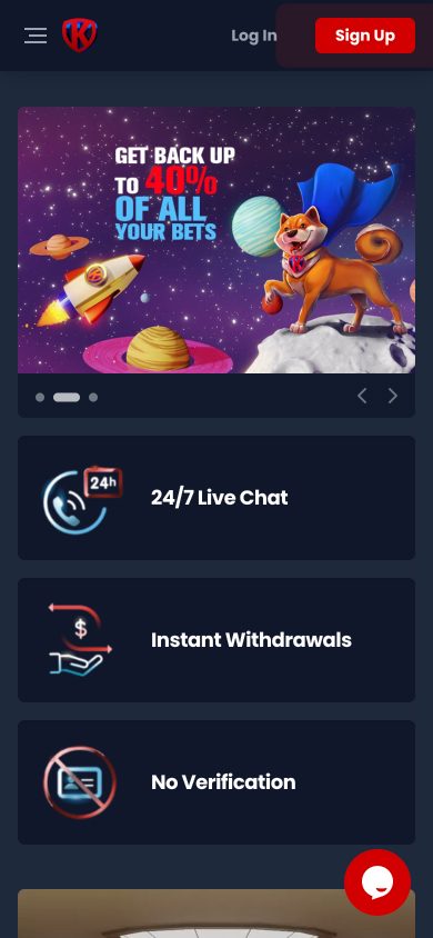 Kryptosino Screenshot