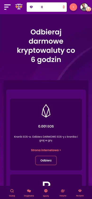 TrustDice Casino Screenshot