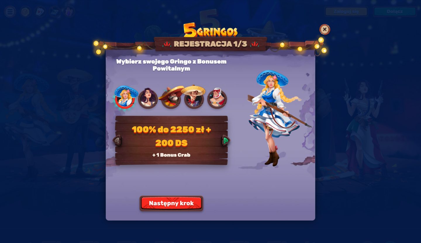 5Gringos Casino Screenshot