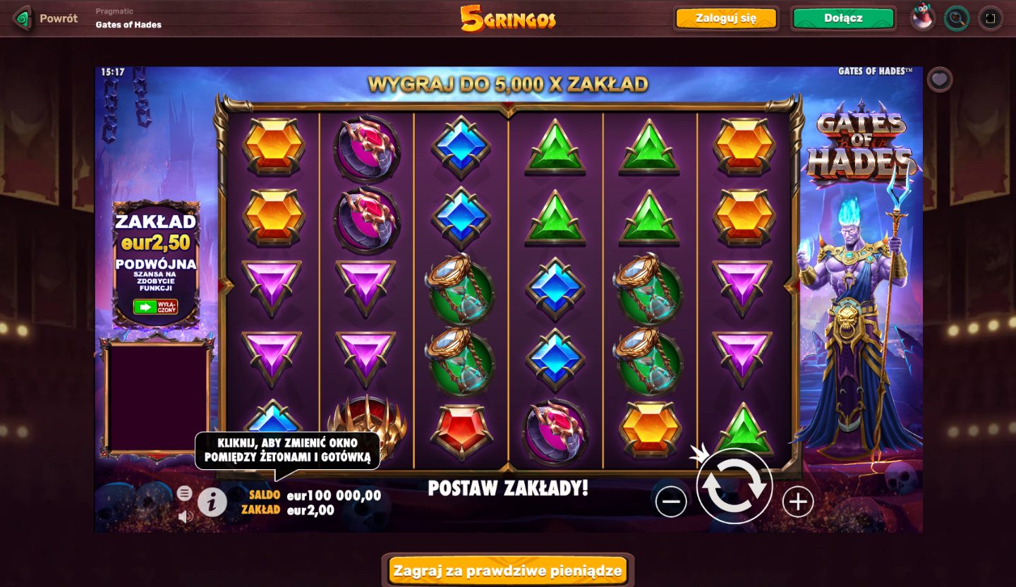 5Gringos Casino Screenshot