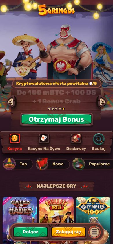 5Gringos Casino Screenshot