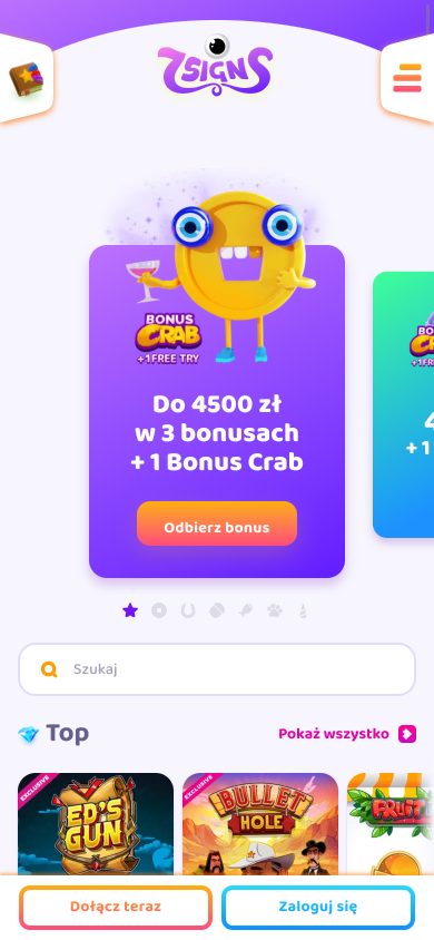 7Signs Casino Screenshot