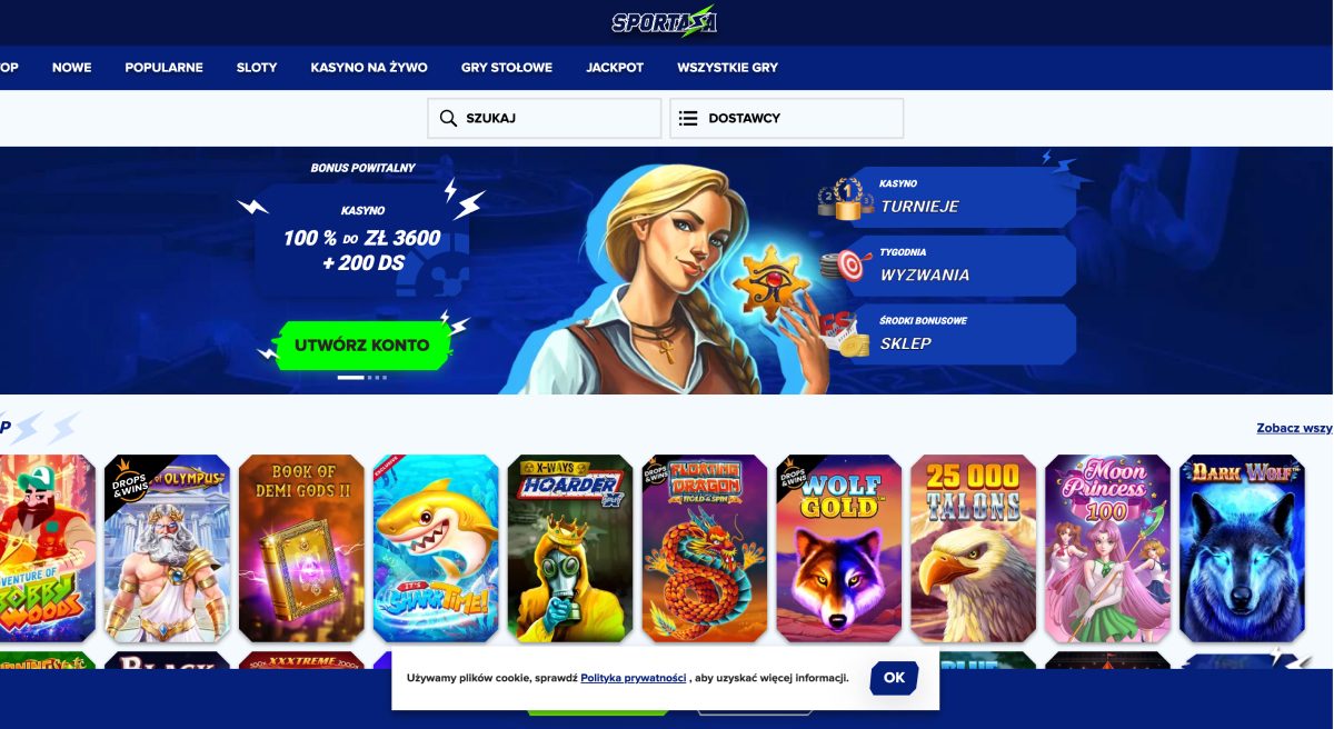 Sportaza Casino Screenshot