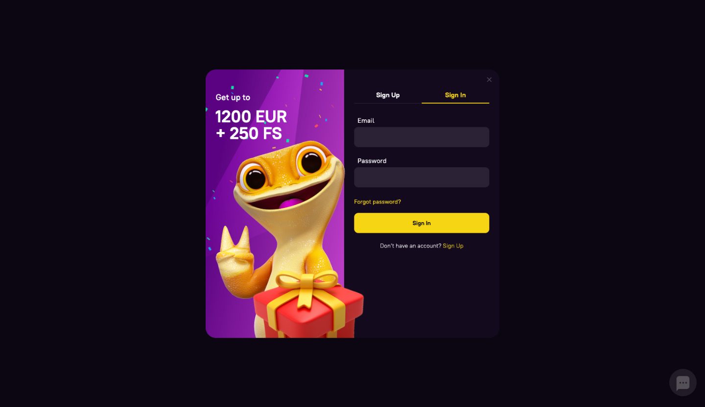 Zoome Casino Screenshot