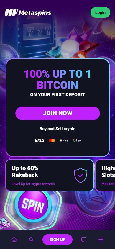 Metaspins Casino Screenshot