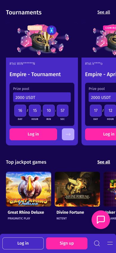 Empire.io Casino Screenshot