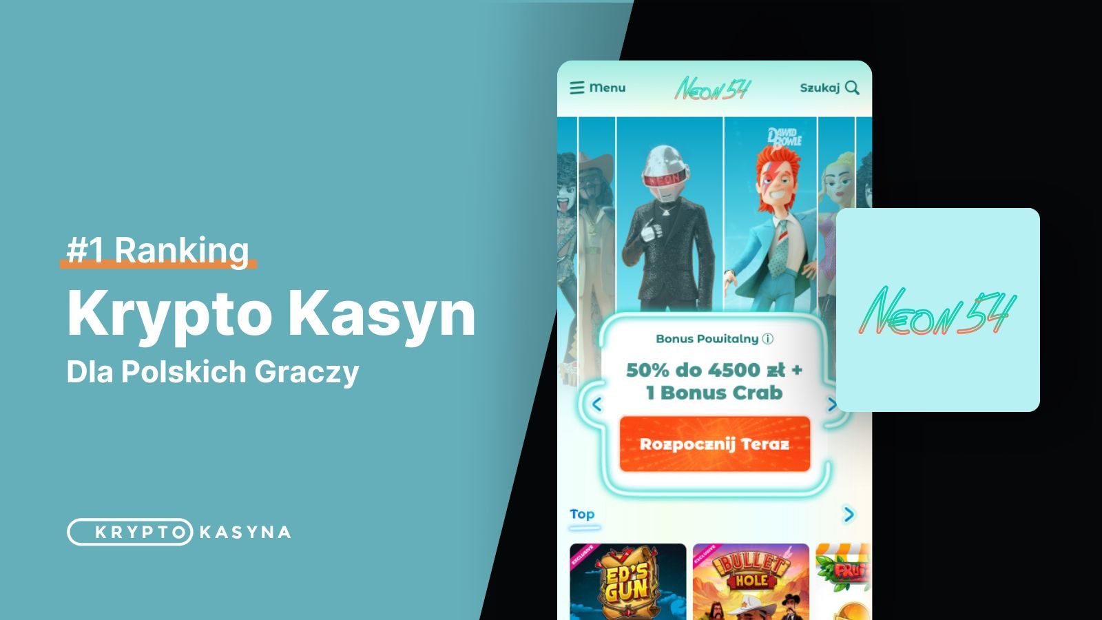Neon54 casino opinie: bonus bitcoin dla fanów krypto