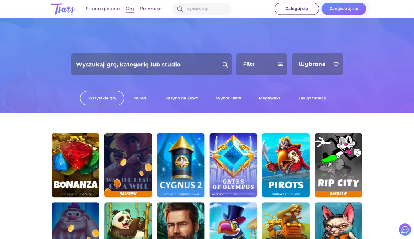 Tsars Casino Screenshot