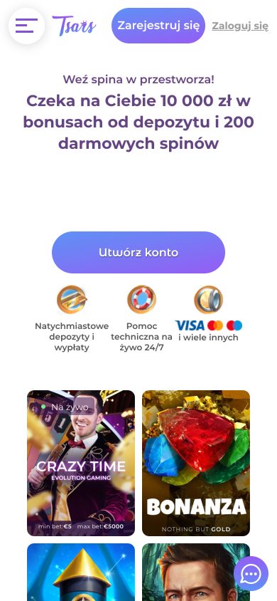 Tsars Casino Screenshot