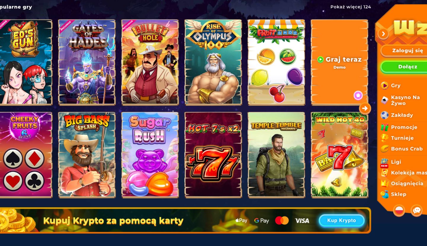 Wazamba Casino Screenshot