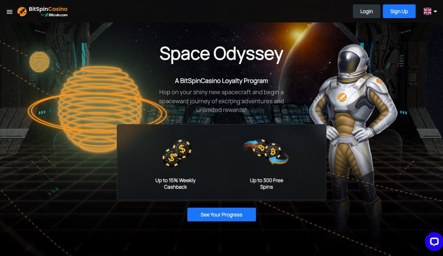 BitSpin Casino Screenshot