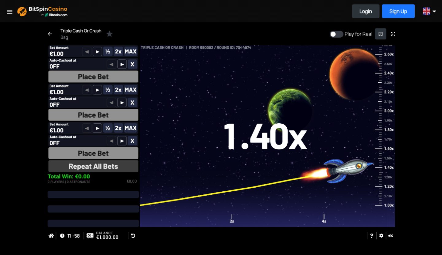 BitSpin Casino Screenshot