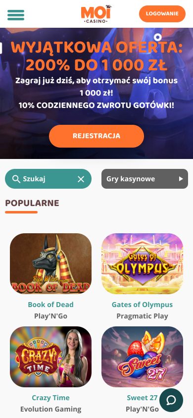 MoiCasino Screenshot