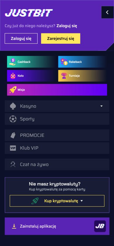 Justbit Casino Screenshot