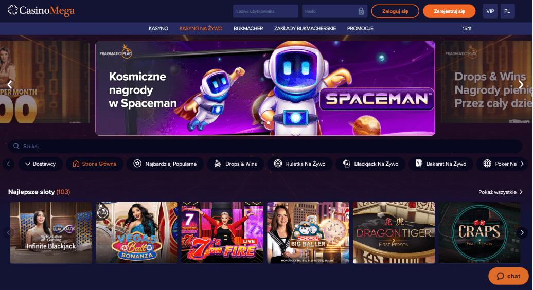 CasinoMega Screenshot