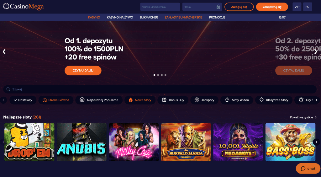 CasinoMega Screenshot