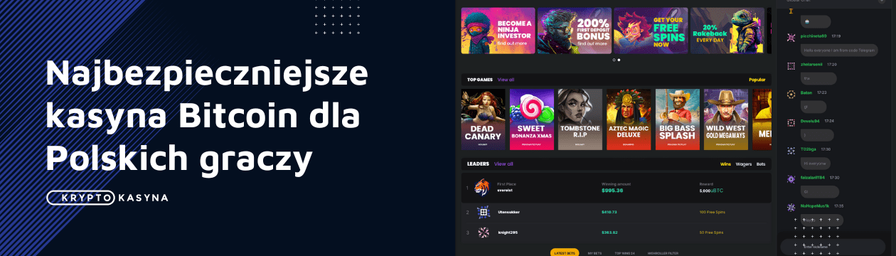 Najbezpieczniejsze kasyna Bitcoin dla polskich graczy