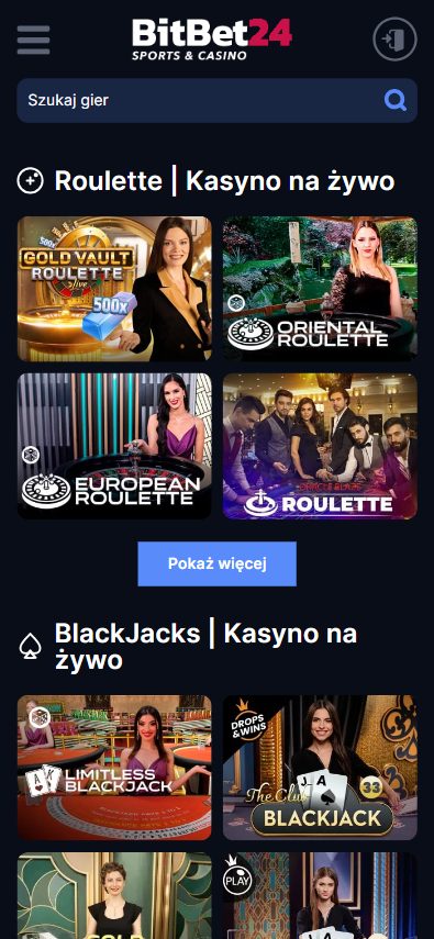 BitBet24 Casino Screenshot