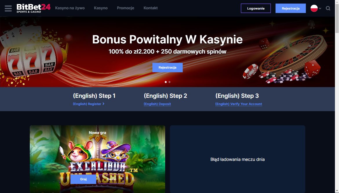 BitBet24 Casino Screenshot