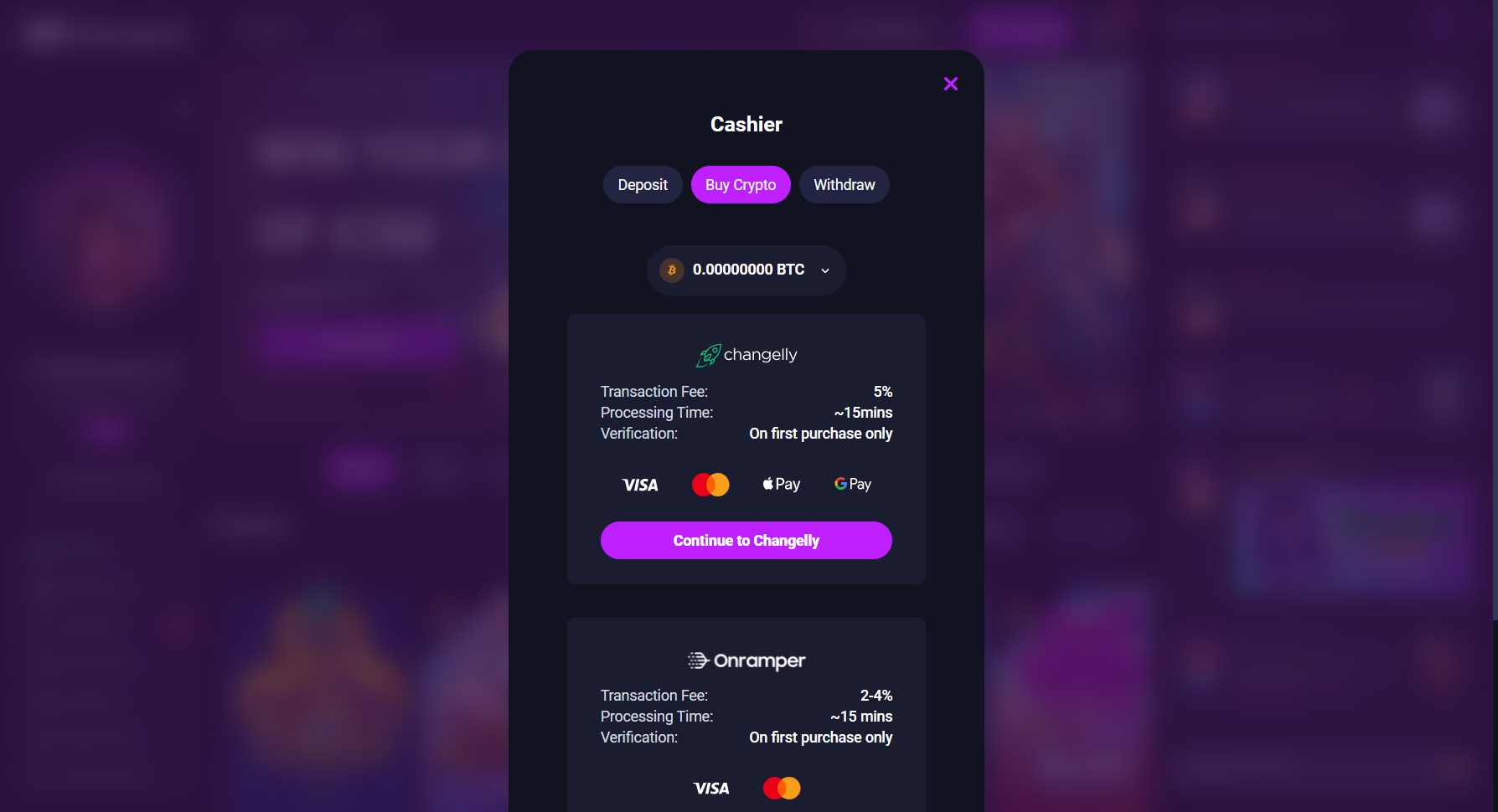 Metaspins Kasyno Kupno Kryptowalut