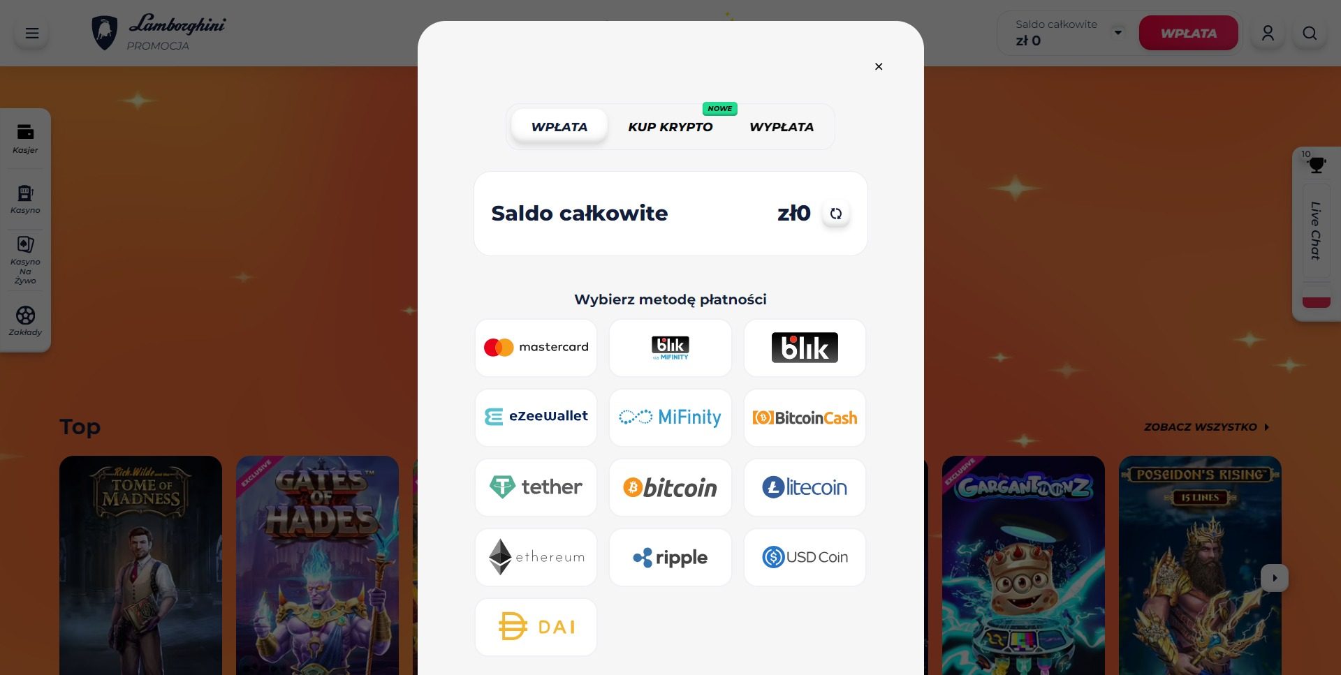 Greatwin Kasyno Metody wpłat