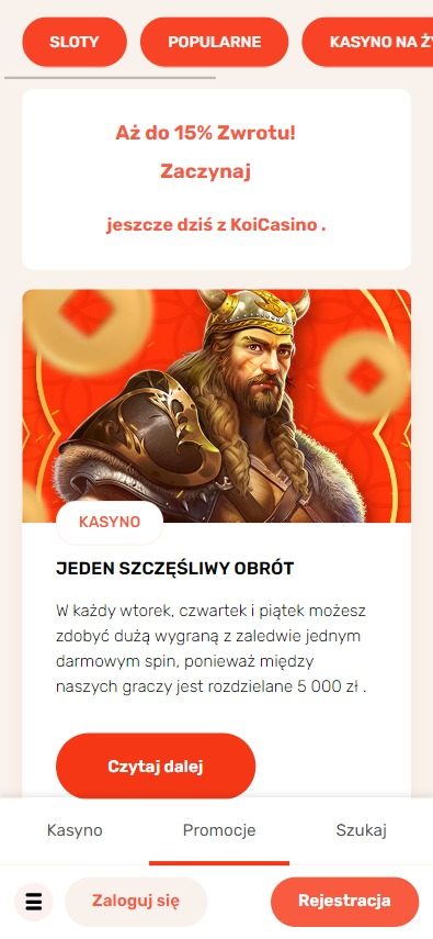 KoiCasino Screenshot