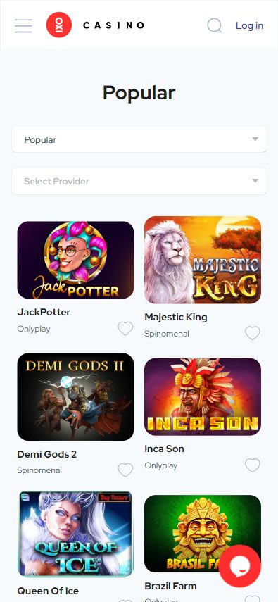 OXI Casino Screenshot