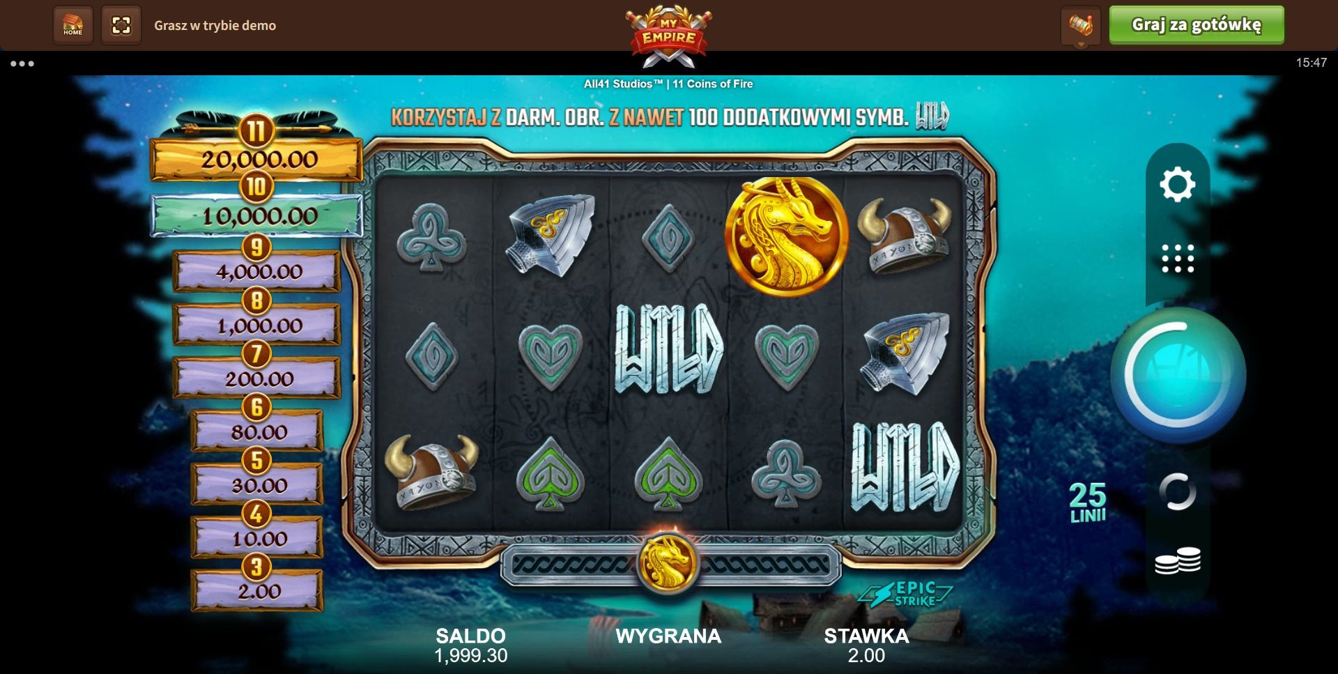 MyEmpire Casino Screenshot