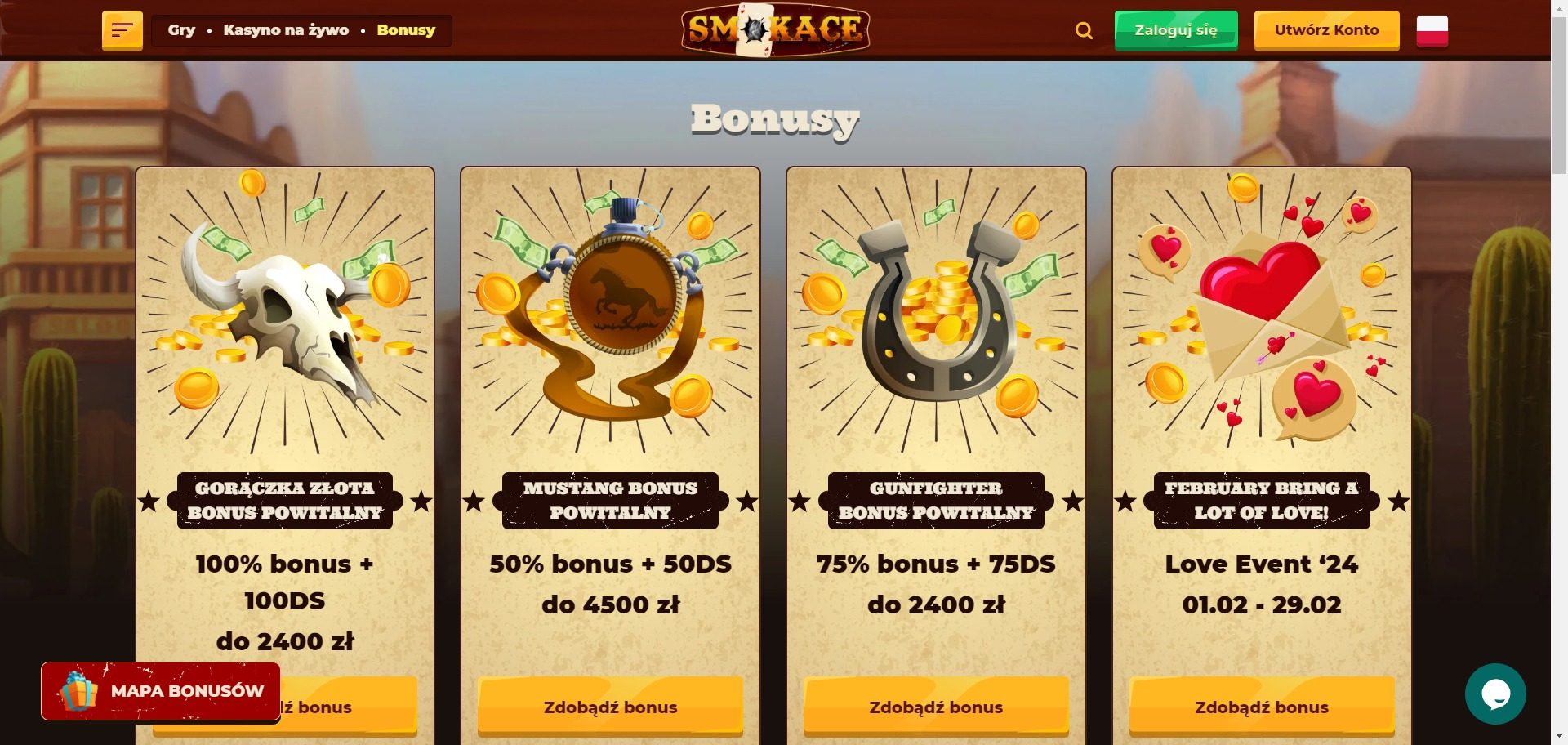 SmokAce Casino Screenshot