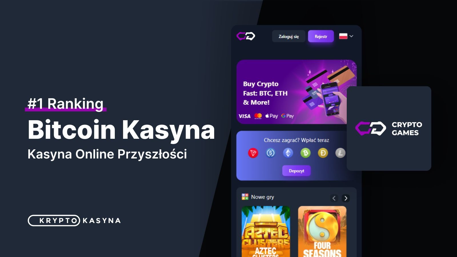 CryptoGames.io - Recenzja i opinia krypto kasyna 2025