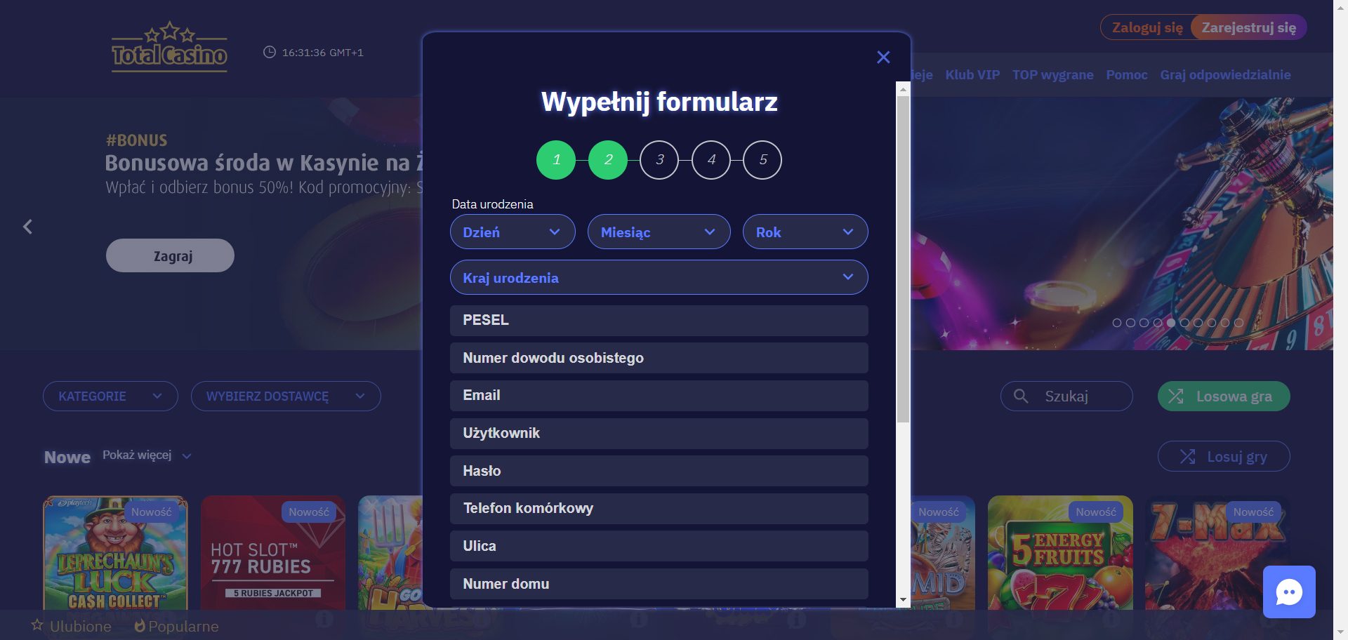 Total Casino Screenshot
