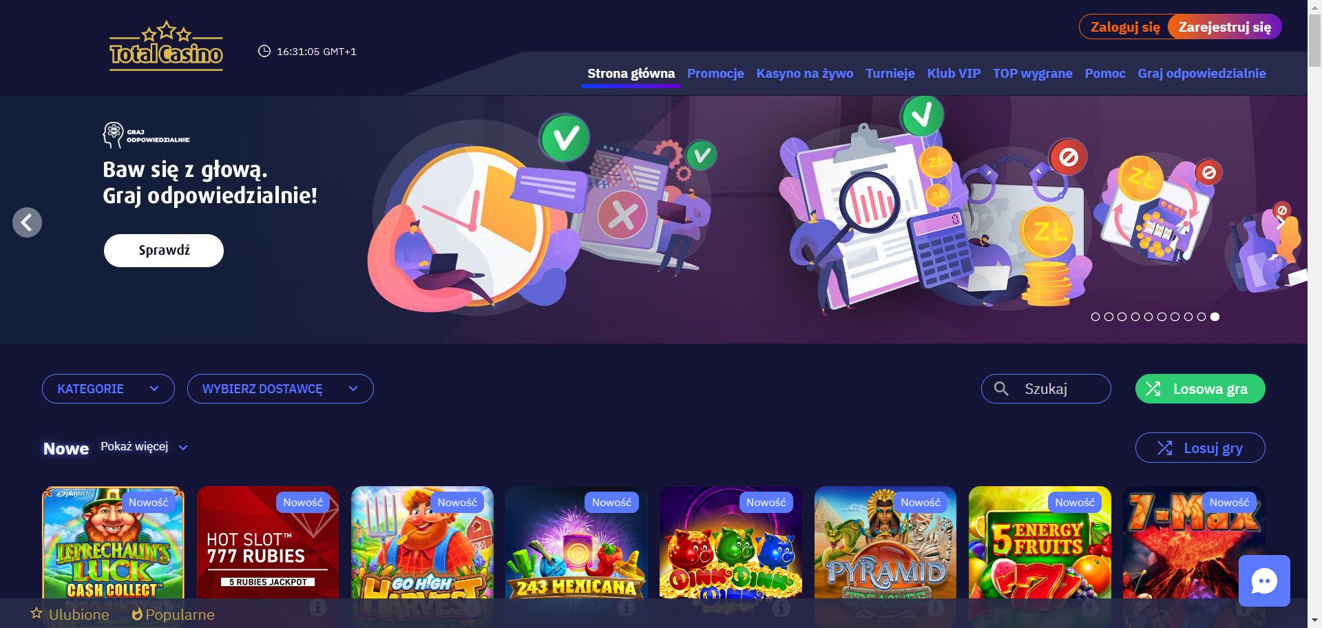 Total Casino Screenshot