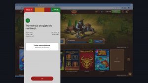 Wpłata BLIK - Wpłacone środki